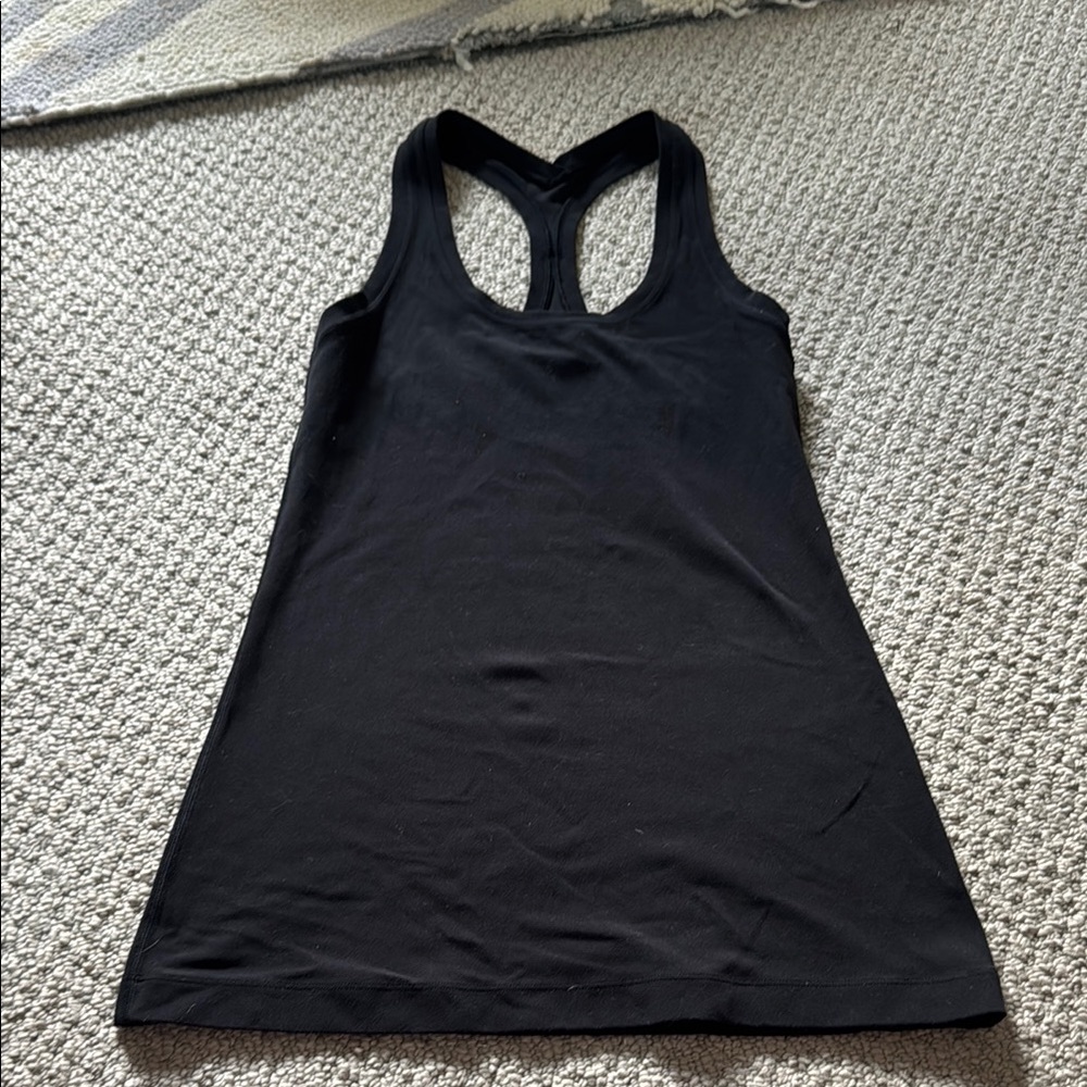 Black Lululemon Racerback Tank Top